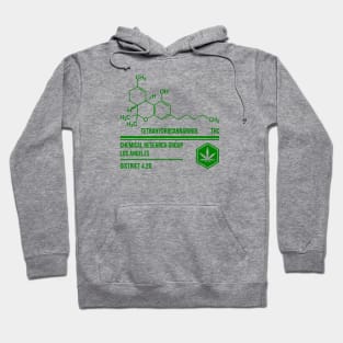 THC Cannabis Molecule Hoodie